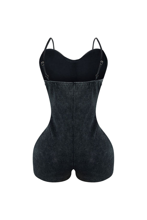 Off The Stage Mineral Washed Romper