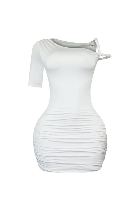 Evelyn Twisted Strap Mini Dress