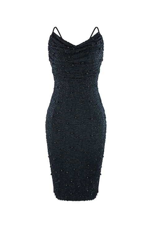 Effortless Love Cowl Neck Midi Dress