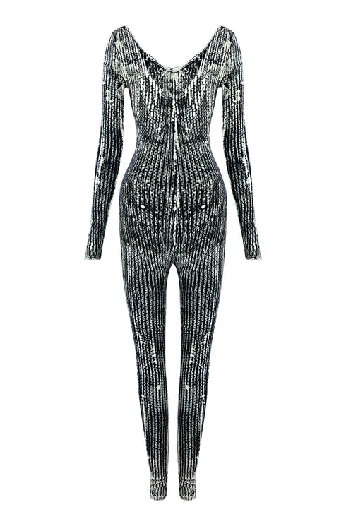 Skim Milk Ribbed Wide Neck Jumpsuit