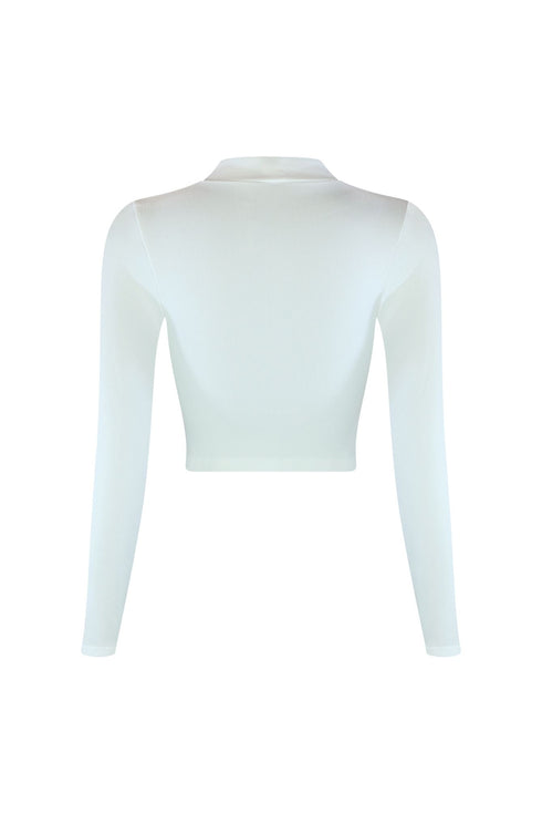 Heidi Two Way Zipper Top Crop Top EDGE