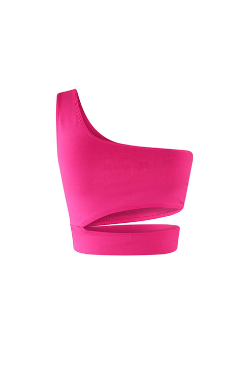 Soft Smooth One Shoulder Cutout Top