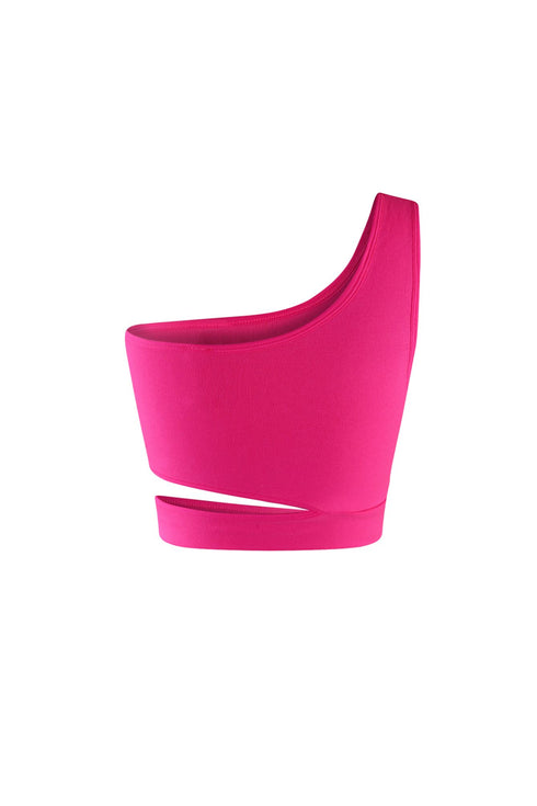 Soft Smooth One Shoulder Cutout Top