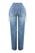 The Way I Shine Fringe Denim Jeans