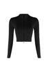 Heidi Two Way Zipper Top Crop Top EDGE