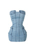 Sia Washed Denim Strapless Dress