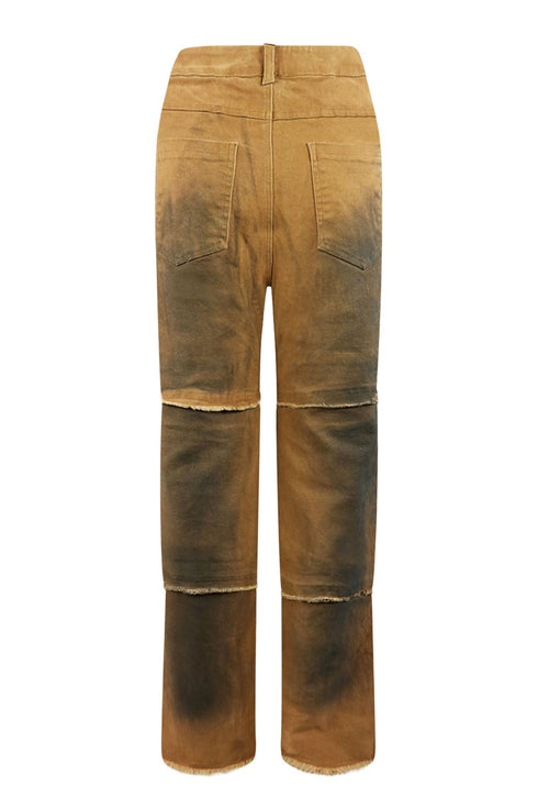 Going Higher Washed Cargo Denim Pants pants EDGE