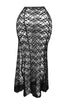 Lucky Find Lace Maxi Skirt With Slit