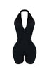 Keli Halter Neck Zip Up Romper