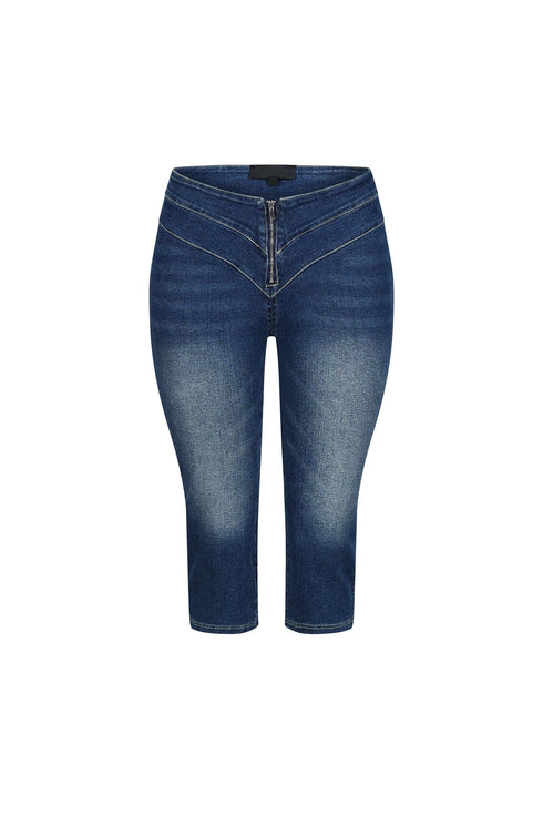Denim Diva Essence Capri Jeans