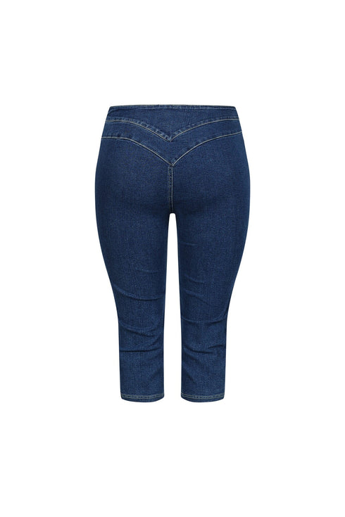 Denim Diva Essence Capri Jeans