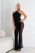 Osaka Crochet Halter Neck Jumpsuit