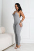 Solana Ribbed Knit Bustier Jumpsuit