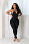 Solana Ribbed Knit Bustier Jumpsuit