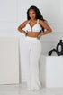 Light and Airy Pleated Bra Top & Pants SET