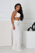 Light and Airy Pleated Bra Top & Pants SET