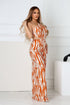 Whispering Breeze Chiffon Halter Jumpsuit