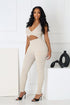 Alara Waist Cutout Pocket Jumpsuit