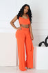 Ultra Cool Twist Cutout Wide Leg Jumpsuit