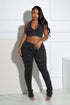 Riptide Ribbed Knit Halter Top & Pants SET