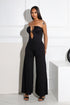 Charmer Strapless Snake Jumpsuit