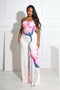 Weightless Bloom Print Tube Jumpsuit