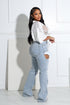 Wear The Attitude Cutout Baggy Jeans