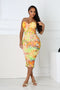 Sherbelly Mesh Print Midi Dress