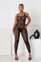 Ready to Slay Skinny Leg Lace Jumpsuit
