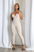 Solana Ribbed Knit Bustier Jumpsuit