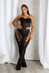 Vixen Lace Bustier Tube Jumpsuit
