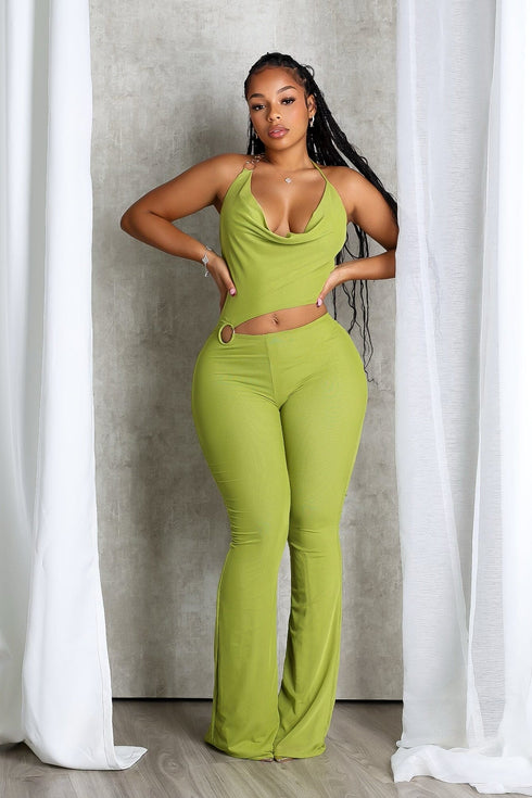 Shiva O Ring Cut Out Detail Jumpsuit