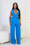 Circle Accent Wide Leg Jumpsuit
