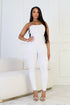 Sharon Ribbed Knit Sleeveless Jumpsuit