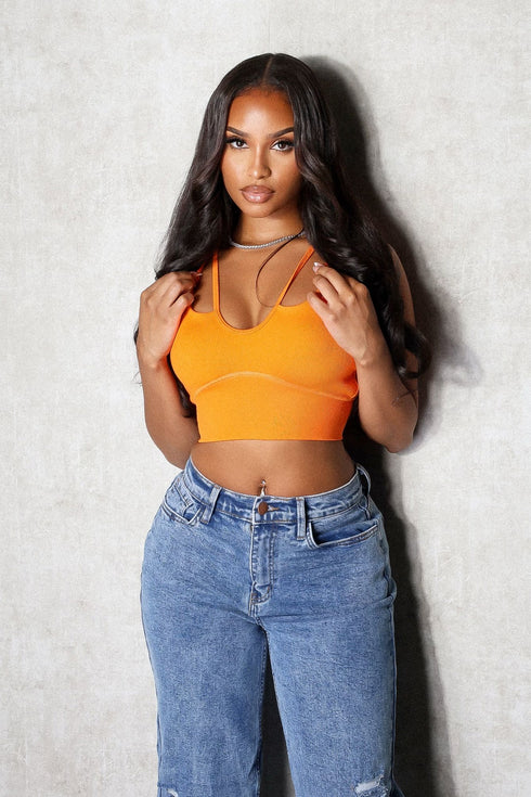 Baseform Double Strappy Crop Top