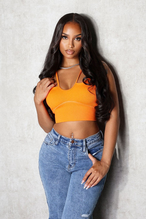 Baseform Double Strappy Crop Top