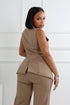 Amilia Woven Tailored Vest Top