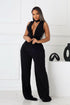 Circle Accent Wide Leg Jumpsuit