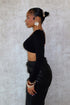 Harriet Back Cutout Crop Top