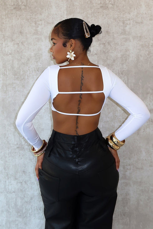 Harriet Back Cutout Crop Top