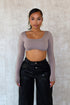Harriet Back Cutout Crop Top