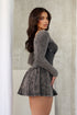 Chelsea Mineral Washed Corset Mini Dress