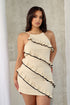 Scarlet Knit Ruffle Layer Mini Dress