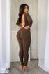 Jolie Open Back Scrunch Jumpsuit