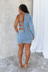 Kay One Long Sleeve Denim Mini Dress