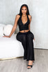 Marcelle Lace Halter Top & Pants SET