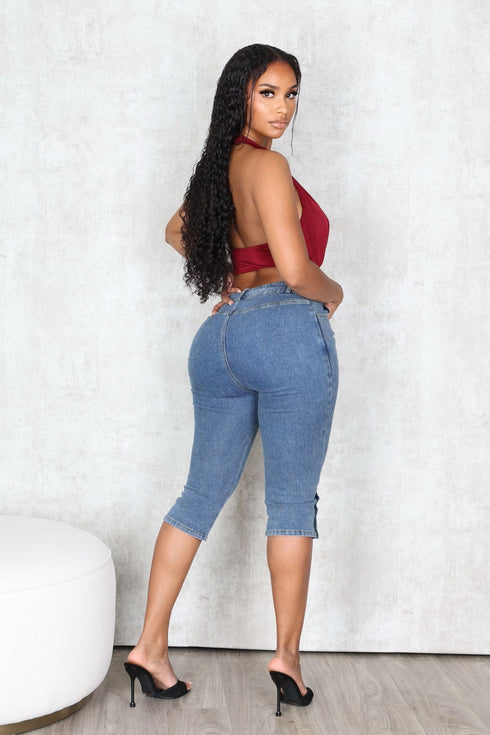 Lightweight Cowl Neck Crop Top