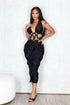 Edgeframe Cutout Midi Dress
