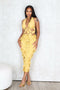 Edgeframe Cutout Midi Dress