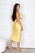 Edgeframe Cutout Midi Dress